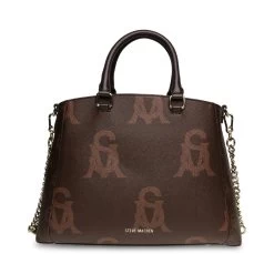 BCAROB BROWN -Stevemadden STEVEMADDEN INTL HANDBAGS BCAROB CHOCOLATE BACK