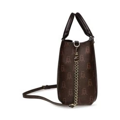 BCAROB BROWN -Stevemadden STEVEMADDEN INTL HANDBAGS BCAROB CHOCOLATE SIDE
