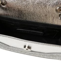 BGLIMPSE SILVER -Stevemadden STEVEMADDEN INTL HANDBAGS BGLIMPSE CLEAR INSIDE