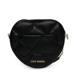 BHEARTT BLACK -Stevemadden STEVEMADDEN INTL HANDBAGS BHEART BLACK GOLD BACK
