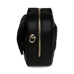 BHEARTT BLACK -Stevemadden STEVEMADDEN INTL HANDBAGS BHEART BLACK GOLD SIDE