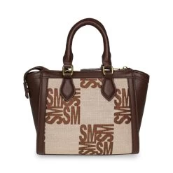 BLABEL BROWN MULTI -Stevemadden STEVEMADDEN INTL HANDBAGS BLABEL BROWN BACK