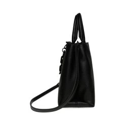 BMESA-L BLACK SYNTHETIC -Stevemadden STEVEMADDEN INTL HANDBAGS BMESA L BLACKOUT SIDE