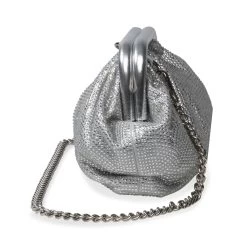 BNIKKI-R SILVER -Stevemadden STEVEMADDEN INTL HANDBAGS BNIKKI RHIINESTONES SIDE
