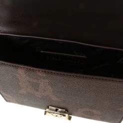 BSEMI BROWN -Stevemadden STEVEMADDEN INTL HANDBAGS BSEMI CHOCOLATE INSIDE