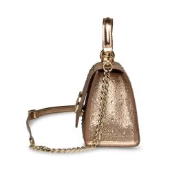 BYANNA GOLD -Stevemadden STEVEMADDEN INTL HANDBAGS BYANNA GOLD SIDE