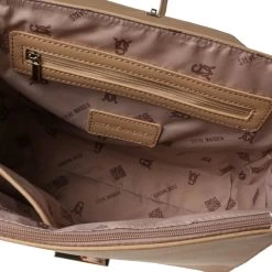 BZAYA TAN -Stevemadden STEVEMADDEN INTL HANDBAGS BZAYA KHAKI INSIDE
