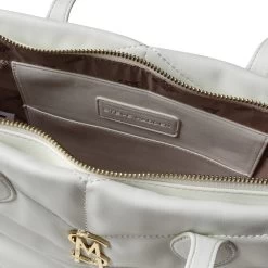 BWORKS WHITE -Stevemadden STEVEMADDEN INTL HANDBAGS SMD 11998 CREAMPOLGOLD INSIDE