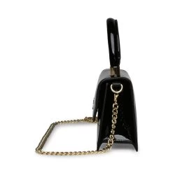 BATLEY BLACK -Stevemadden STEVEMADDEN INTL HANDBAGS SMD 12540 BLACKPATENT SIDE