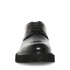 RYPAND BLACK LEATHER -Stevemadden STEVEMADDEN INTL RYLAND BLACK FRONT