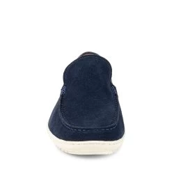 KRANDIN BLUE SUEDE -Stevemadden STEVEMADDEN KRANDIN NAVY FRONT