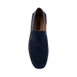 KRANDIN BLUE SUEDE -Stevemadden STEVEMADDEN KRANDIN NAVY TOP