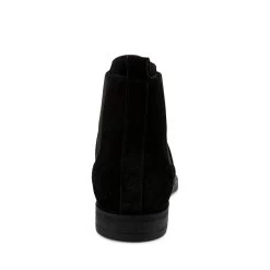 AXEL BLACK SUEDE 12 AXEL BLACK SUEDE -Stevemadden STEVEMADDEN SHOES AXEL BLACK BACK