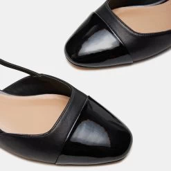 BELINDA BLACK LEATHER -Stevemadden STEVEMADDEN SHOES BELINDA BLACK LEATHER 05