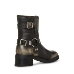 BRIXTON BLACK LEATHER -Stevemadden STEVEMADDEN SHOES BRIXTON BLACK DISTRESS ALT1