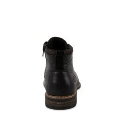 BRONTE BLACK LEATHER -Stevemadden STEVEMADDEN SHOES BRONTE BLACK BACK