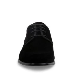 BRYTONN BLACK VELVET -Stevemadden STEVEMADDEN SHOES BRYTONN BLACK FRONT