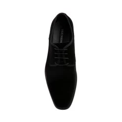 BRYTONN BLACK VELVET -Stevemadden STEVEMADDEN SHOES BRYTONN BLACK TOP