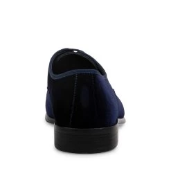 BRYTONN BLUE VELOUR -Stevemadden STEVEMADDEN SHOES BRYTONN NAVY BACK