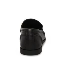 CARRINE BLACK LEATHER 10 CARRINE BLACK LEATHER -Stevemadden STEVEMADDEN SHOES CARRINE BLACK LEATHER BACK