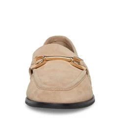 CARRINE TAN SUEDE -Stevemadden STEVEMADDEN SHOES CARRINE TAN SUEDE FRONT