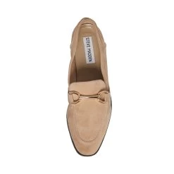 CARRINE TAN SUEDE -Stevemadden STEVEMADDEN SHOES CARRINE TAN SUEDE TOP