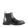 CARVER BLACK LEATHER -Stevemadden STEVEMADDEN SHOES CARVER BLACKLEATHER SIDE