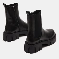 CHARGES BLACK LEATHER -Stevemadden STEVEMADDEN SHOES CHARGES BLACK LEATHER 03