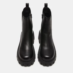 CHARGES BLACK LEATHER -Stevemadden STEVEMADDEN SHOES CHARGES BLACK LEATHER 04