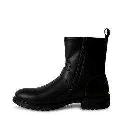 CORBIN BLACK -Stevemadden STEVEMADDEN SHOES CORBIN BLACK ZIPPER