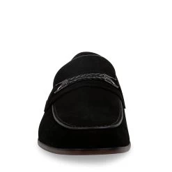 DAMARI BLACK SUEDE -Stevemadden STEVEMADDEN SHOES DAMARI BLACK FRONT