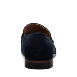 DAMARI BLUE SUEDE -Stevemadden STEVEMADDEN SHOES DAMARI NAVY BACK