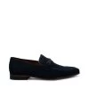DAMARI BLUE SUEDE -Stevemadden STEVEMADDEN SHOES DAMARI NAVY SIDE