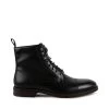 DAYLON BLACK LEATHER -Stevemadden STEVEMADDEN SHOES DAYLON BLACK SIDE