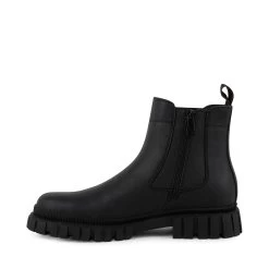 EDGYY BLACK 11 EDGYY BLACK -Stevemadden STEVEMADDEN SHOES EDGYY BLACK ZIPPER