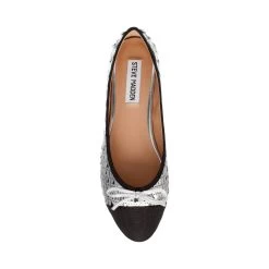 ELLISON-S SILVER MULTI -Stevemadden STEVEMADDEN SHOES ELLISON S SILVERSEQUIN TOP