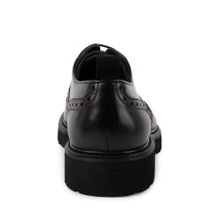 EMERI BLACK LEATHER -Stevemadden STEVEMADDEN SHOES EMERI BLACK BACK