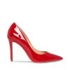 EVELYN RED PATENT -Stevemadden STEVEMADDEN SHOES EVELYN RED PATENT SIDE