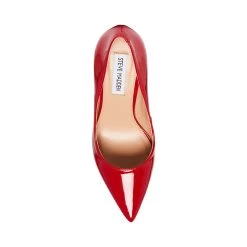 EVELYN RED PATENT -Stevemadden STEVEMADDEN SHOES EVELYN RED PATENT TOP
