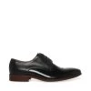 GAUDIN BLACK LEATHER -Stevemadden STEVEMADDEN SHOES GAUDIN BLACK SIDE