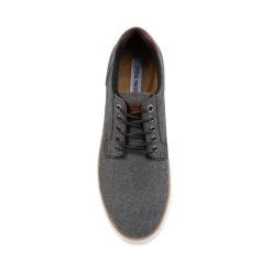 GENEE BLACK FABRIC -Stevemadden STEVEMADDEN SHOES GENE BLACK TOP