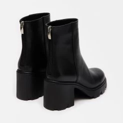 GOUCHO BLACK LEATHER -Stevemadden STEVEMADDEN SHOES GOUCHO BLACK LEATHER 03