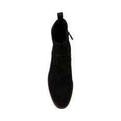 HAWLEY BLACK SUEDE -Stevemadden STEVEMADDEN SHOES HAWLEY BLACK TOP