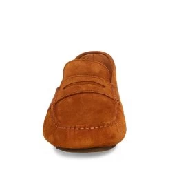 ITALO TAN SUEDE -Stevemadden STEVEMADDEN SHOES ITALO COGNAC SUEDE FRONT