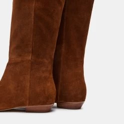 KATANA BROWN SUEDE -Stevemadden STEVEMADDEN SHOES KATANA RUST SUEDE 05