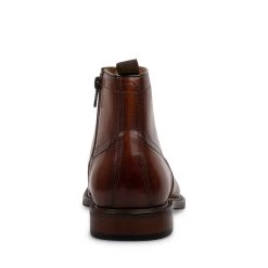 KIERING TAN LEATHER 10 KIERING TAN LEATHER -Stevemadden STEVEMADDEN SHOES KELSING COGNAC BACK