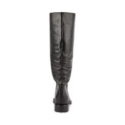 LORALYE BLACK LEATHER -Stevemadden STEVEMADDEN SHOES LORALYE BLACKLEATHER BACK