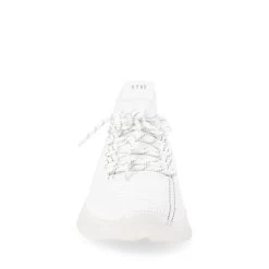 MAXXXIMO WHITE FABRIC 9 MAXXXIMO WHITE FABRIC -Stevemadden STEVEMADDEN SHOES MAXXXIMO WHITE FRONT