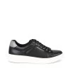 MECOS BLACK LEATHER -Stevemadden STEVEMADDEN SHOES MECOS BLACK SIDE