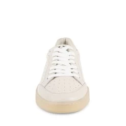 MORELLI WHITE LEATHER -Stevemadden STEVEMADDEN SHOES MORELLI WHITE FRONT